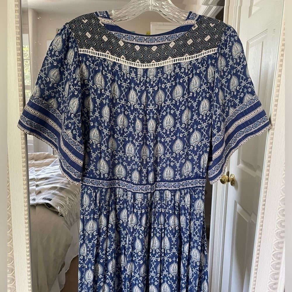 Spell Oracle Maxi Dress in Blue Indigo - Picture 9 of 10
